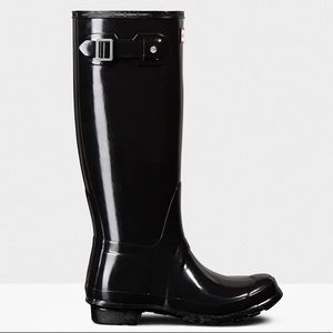 Hunter Glossy Tall Rain Boots